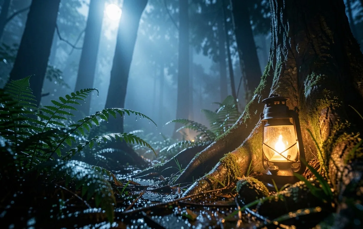 Nocturnal botanical sanctuary