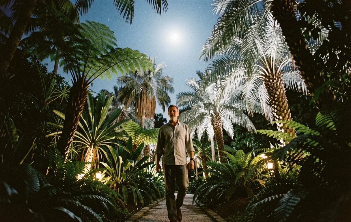 Nocturnal botanical environment